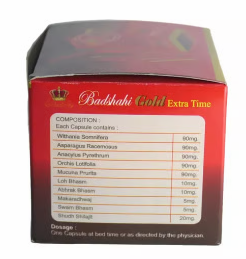 Rana Herbal Badshahi Gold Extra Time-10 capsules - Image 2