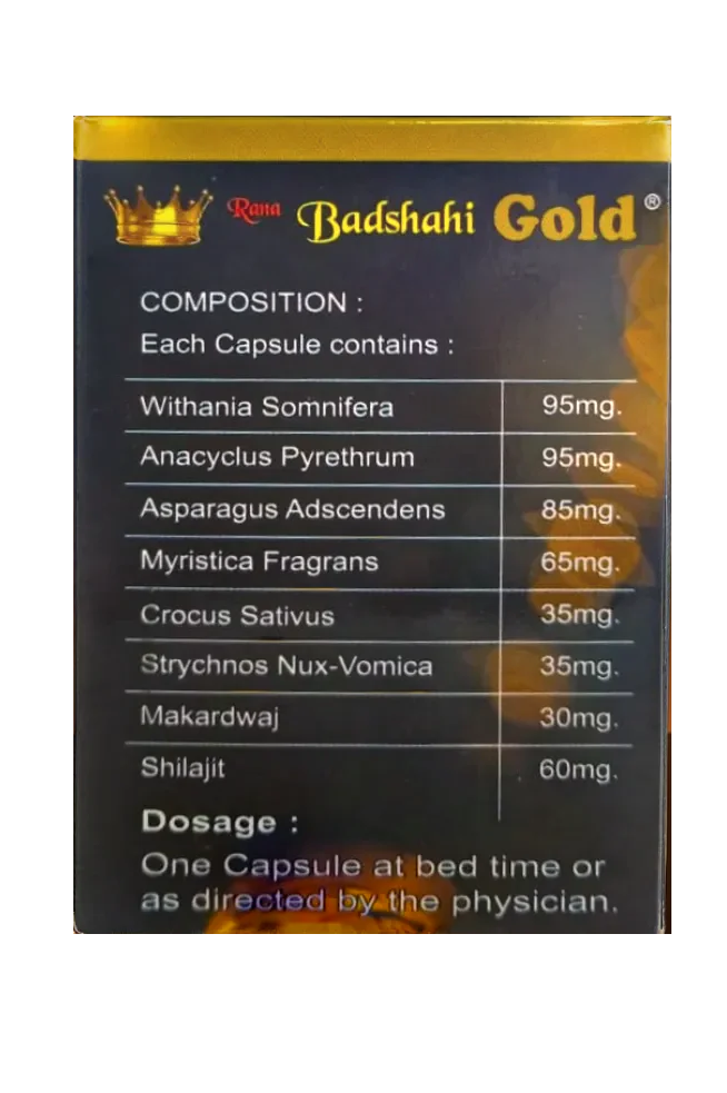 Badshahi Gold Capsules - Image 1