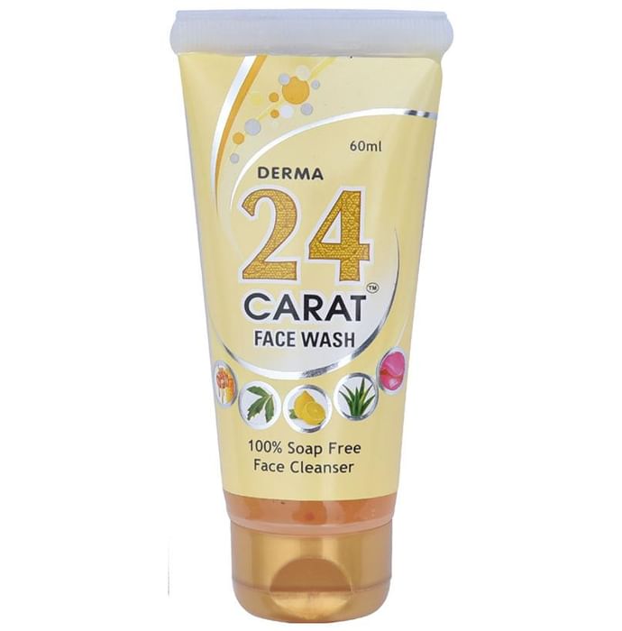 Derma 24 Carat Face Wash 60ml - Image 2